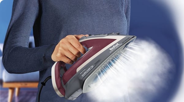 Tefal Smart Protect Plus FV6870 Tør & dampstrygejern Durilium Airglide-sålplade 2800 W Rød