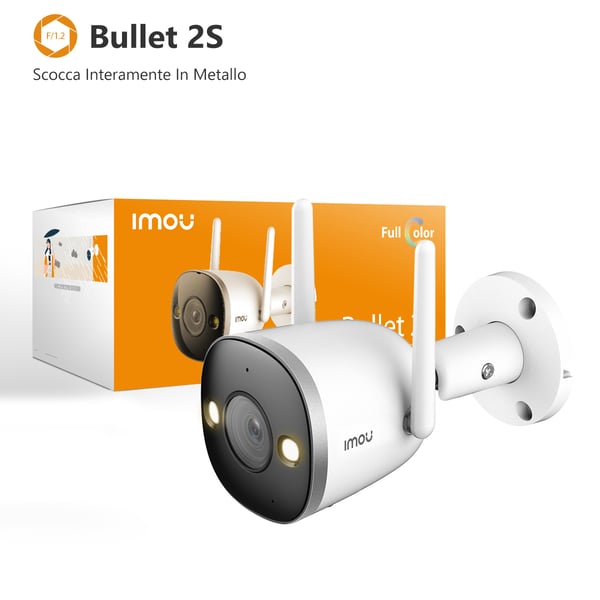 Imou Bullet 2S Projektil (form) IP-säkerhetskamera inomhus 1920 x 1080 pixlar Innertak/vägg