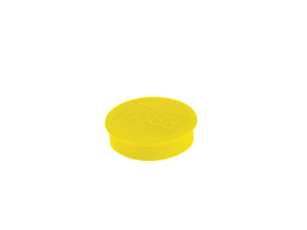 Nobo Magneettitaulun magneetit, 10kpl pakkaus, 38mm keltaisia magneetteja