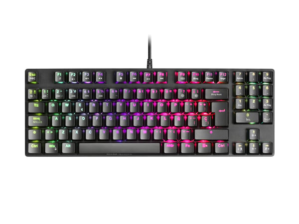 Mars Gaming MKREVOPROBES tastatur Spil USB Spansk Sort