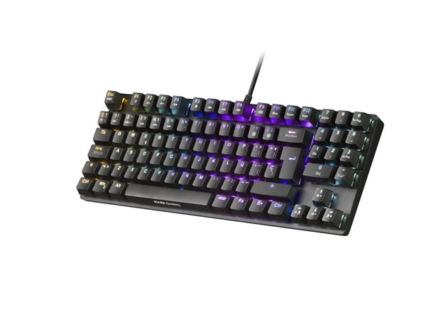 Mars Gaming MKREVOPROBES tastatur Spil USB Spansk Sort
