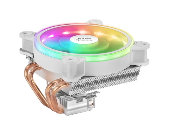 Mars Gaming MCPU220W Computerkølesystem Processor Køler 12 cm Hvid 1 stk
