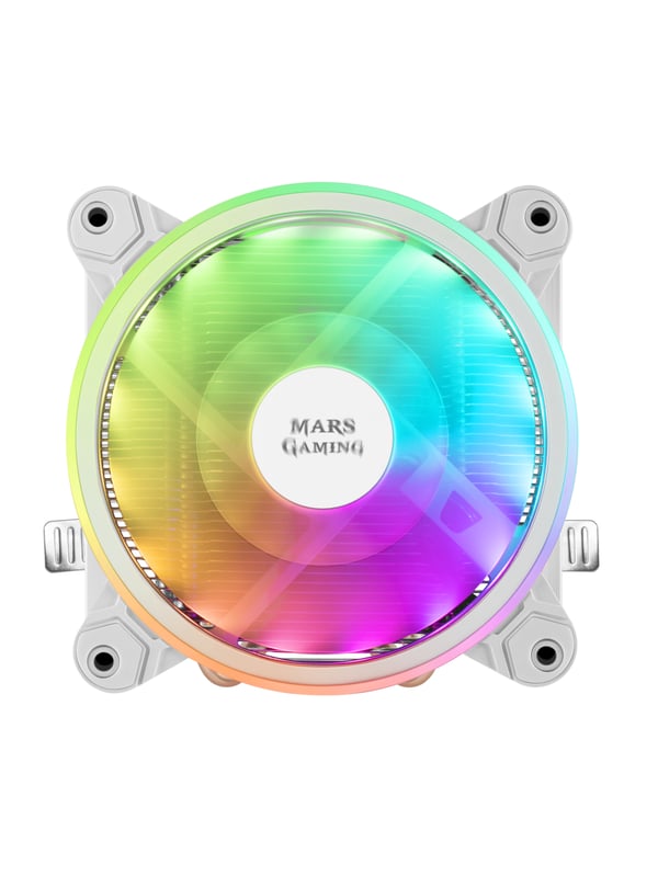 Mars Gaming MCPU220W Computerkølesystem Processor Køler 12 cm Hvid 1 stk