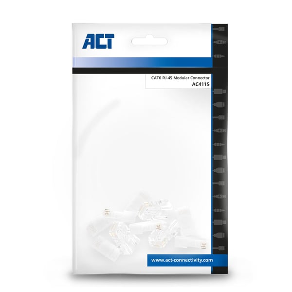 ACT AC4115 kabelsamler RJ-45 Transparent
