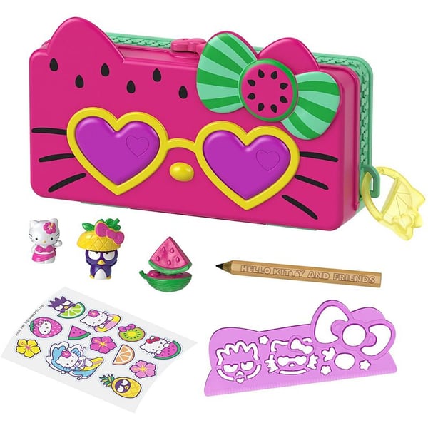 Mattel Hello Kitty & Friends Minis Hård blyantetui Lilla