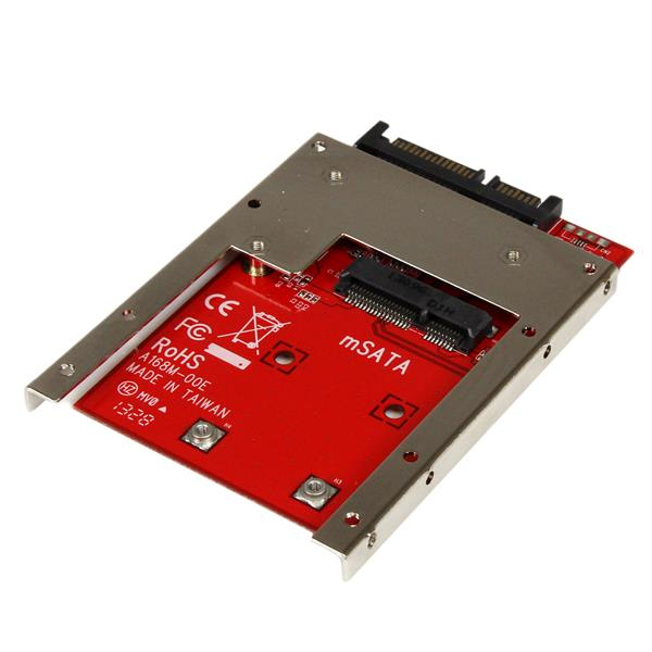 StarTech.com mSATA SSD till 2,5-tums SATA-adapter/omvandlare