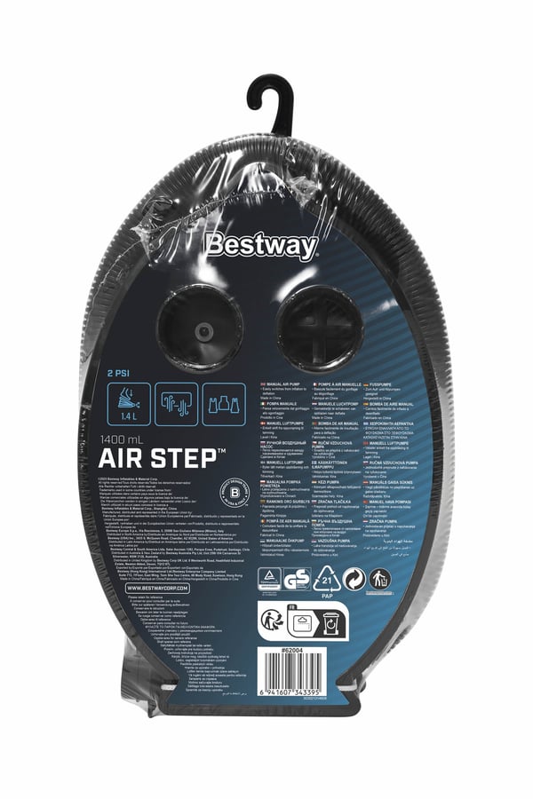Bestway 62004 / 24 fotdriven luftpump Svart, Blå Uppblåsbar utrustning