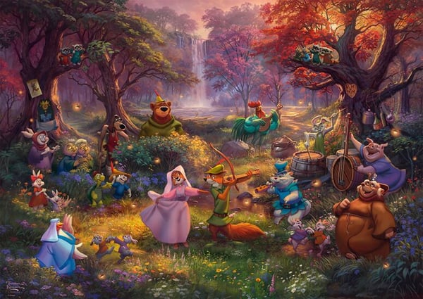 Thomas Kinkade Studios: Disney - Robin Hood (1000 bitar)