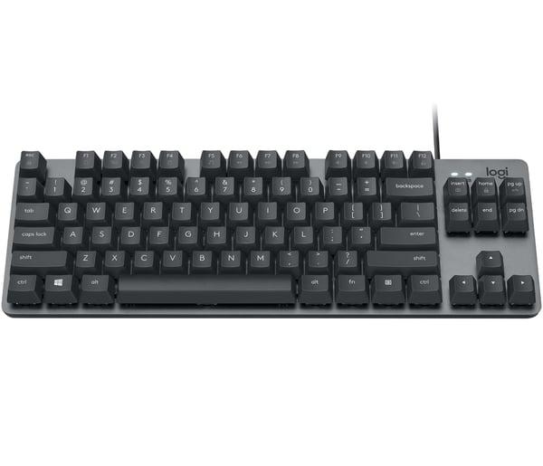 Logitech K835 TKL Mechanical Keyboard näppäimistö Office USB ranska Grafiitti, Harmaa