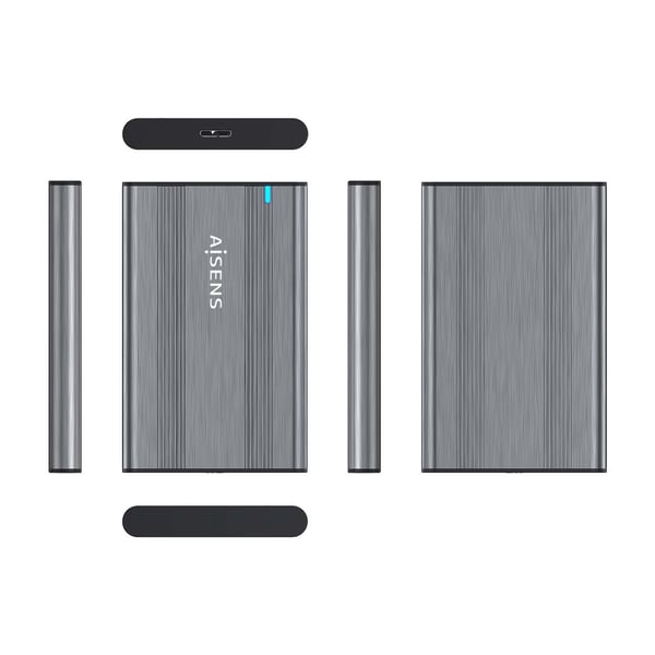 AISENS ASE-2526GR drevkabinet HDD kabinet Grå 2.5" USB-drevet
