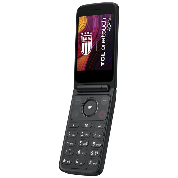 TCL OneTouch 4043 8,13 cm (3.2") 130,6 g Grå Funktionstelefon