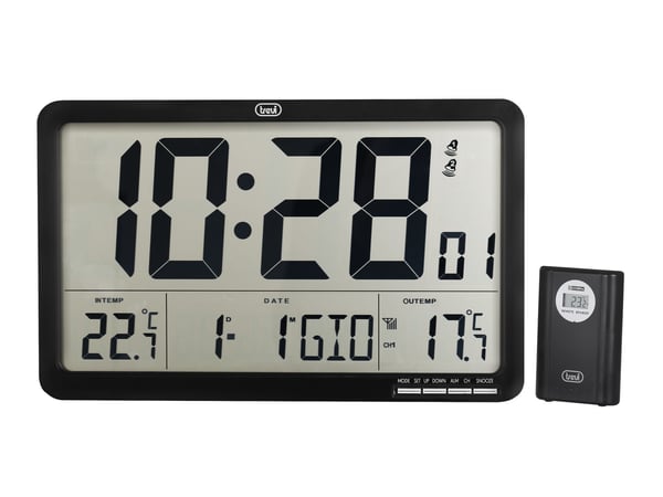 Trevi OM 3560 RC Svart LCD Batteri