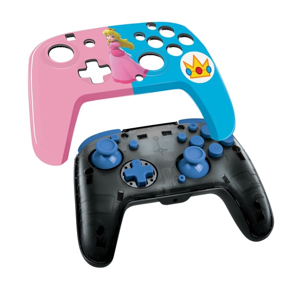 PDP Peach REMATCH Multifärg USB Spelplatta Nintendo Switch, Nintendo Switch OLED