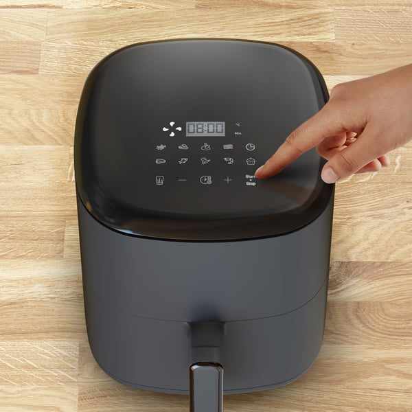 Tefal Easy Fry Max EY245B Enkelt 5 L Enkeltstående 1500 W Varmluftsteger Grå