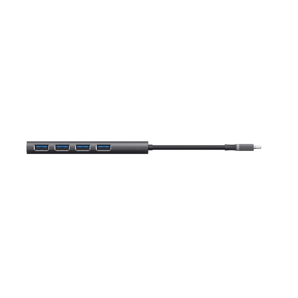 Trust Halyx USB 3.2 Gen 1 (3.1 Gen 1) Type-A 5 Mbit/s Grå