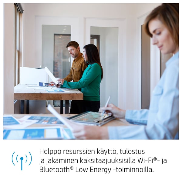 HP Color LaserJet Pro M454dw, Tulostus, USB-tulostus etulevyn kautta; Kaksipuolinen tulostus