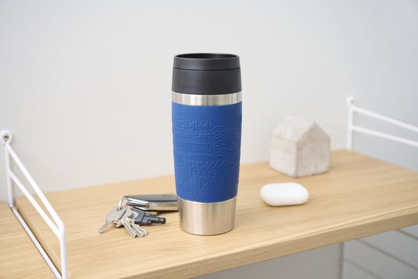 Tefal Travel Mug Classic N2020310 rejsekrus 360 ml Sort, Blå, Rustfrit stål Rustfrit stål