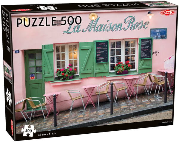 Tactic Parisian Cafe 500 pcs Puslespil 500 stk Landskab