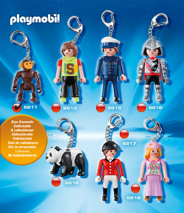 Playmobil 6611 avaimenperä ja -kotelo Avainketju Ruskea