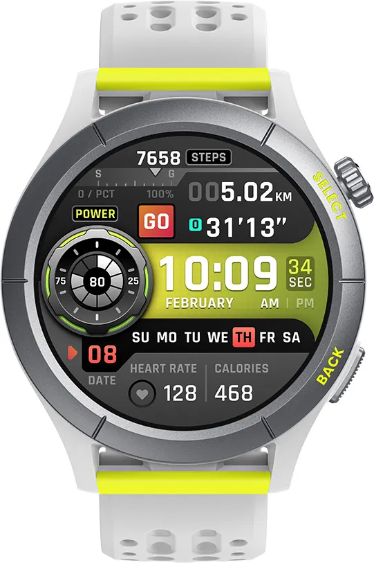 Amazfit Cheetah 3,53 cm (1.39") AMOLED 46.7 mm Digital 454 x 454 pixel Berøringsskærm Grå GPS (satellit)