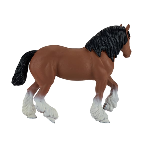 Mojo Fun Clydesdale Horse Brown