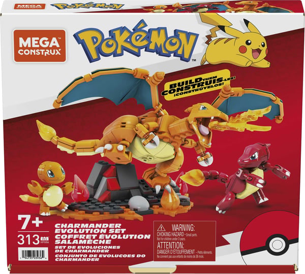 MEGA Pokémon Construx Charmander-udvikling
