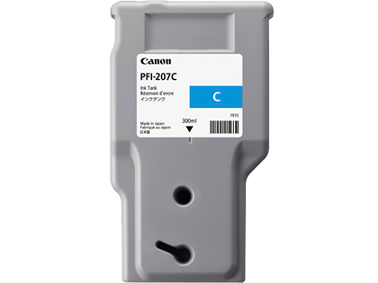 Canon PFI-207 blækpatron 1 stk Original Blå