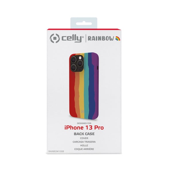 Celly RAINBOW iPhone 13 Pro mobiltelefon etui 15,5 cm (6.1") Cover Flerfarvet