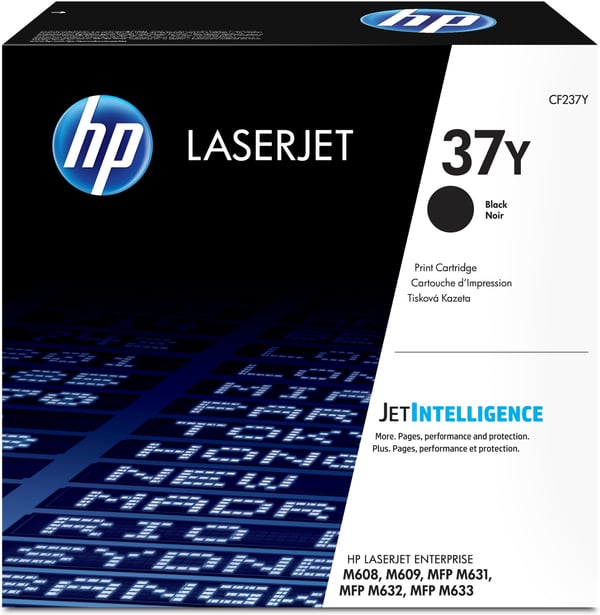 HP 37Y - Extra hög kapacitet - Svart - original - LaserJet - Tonerkassett (CF237Y) HP 37Y - Extra hög kapacitet - Svart - original - LaserJet - Tonerkassett (CF237Y)