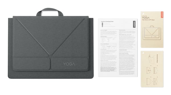 Lenovo GX41U86727 väskor bärbara datorer 35,6 cm (14") Överdrag Grå