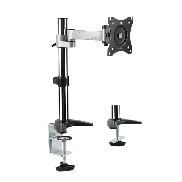 LogiLink BP0075 monitorin kiinnike ja jalusta 68,6 cm (27") Vastaanotto Musta, Ruostumaton teräs