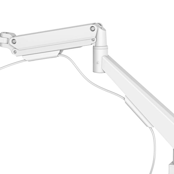 Hama 00220908 skærmbeslag og -stativer 88,9 cm (35") Skrivebord Hvid