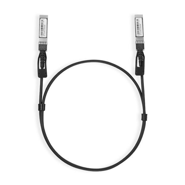 TP-Link Omada TL-SM5220-1M InfiniBand- ja kuituoptiikkakaapeli SFP+ DAC Musta