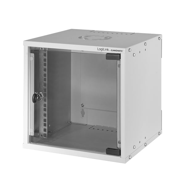 LogiLink W66Z30G stativ 6U Vægmonteret stativ Grå
