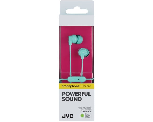 JVC HA-FR15-Z-E Headset Kabel I öra Samtal/musik Turkos