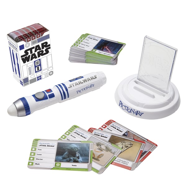 Mattel Games Pictionary Air Star Wars 15 min Lautapeli Piirustus