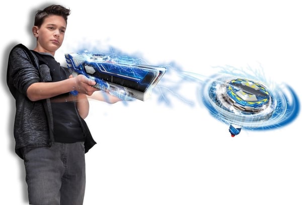 Silverlit Spinner M.A.D. Dual Shot Blaster Twirling spinningtop