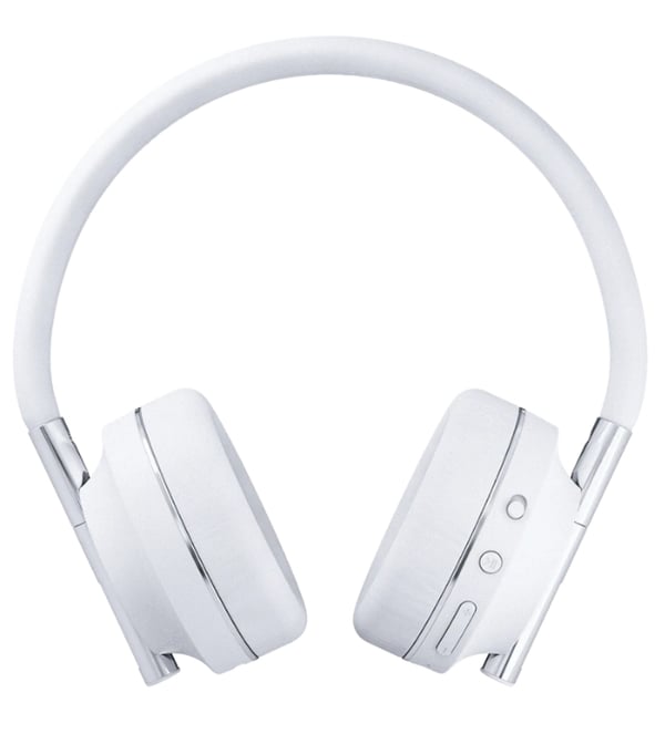 Happy Plugs PLAY Headset Kabel & trådløs USB Type-C Bluetooth Hvid