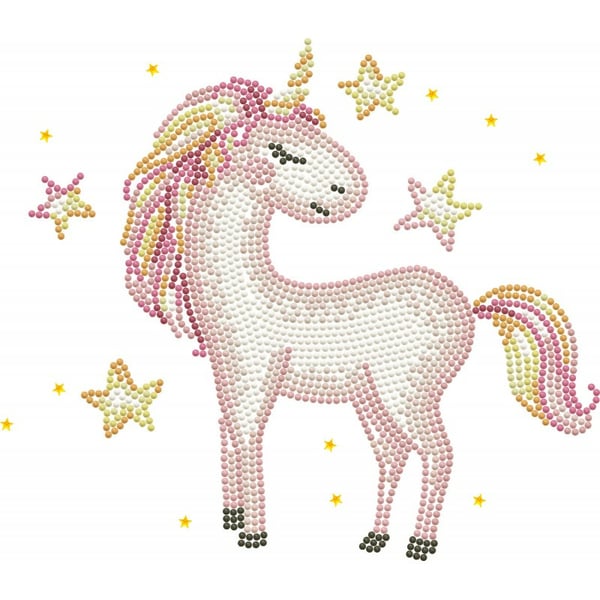 Diamond Dotz broderi, Dotz box Diamond Mosaic Unicorn Be unigue DBX023