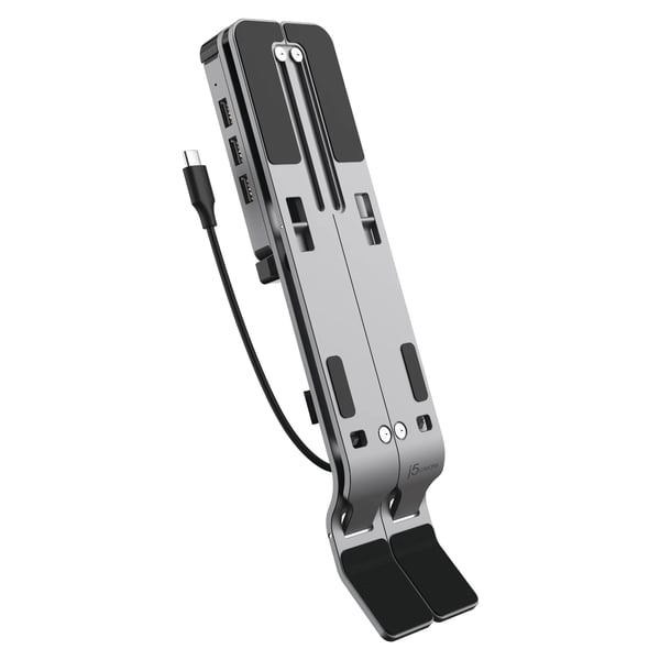 j5create JTS223-N Kannettavan teline USB™ 4-porttisella keskittimellä