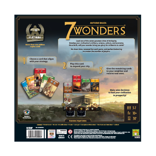 Asmodee 7 Wonders New Edition Brætspil Økonomisk simulering