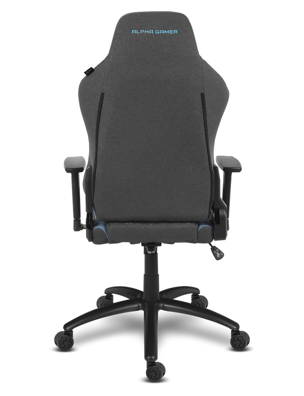 Alpha Gamer Gaia V2 PC-spelsstol Stoppad sits Blå, Grå