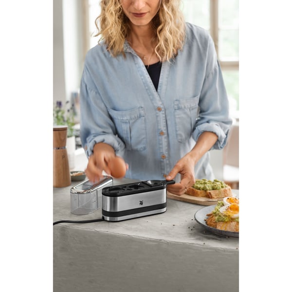 WMF KITCHENminis 0415020011 2 ägg 250 W Svart, Rostfritt stål