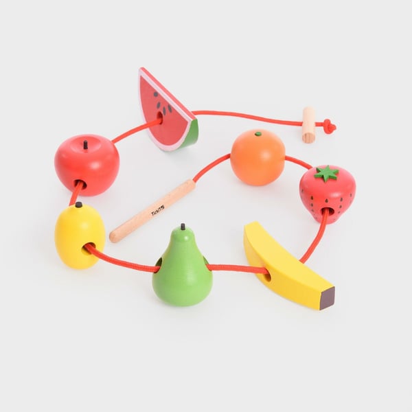 Tickit Wooden Lacing Fruits