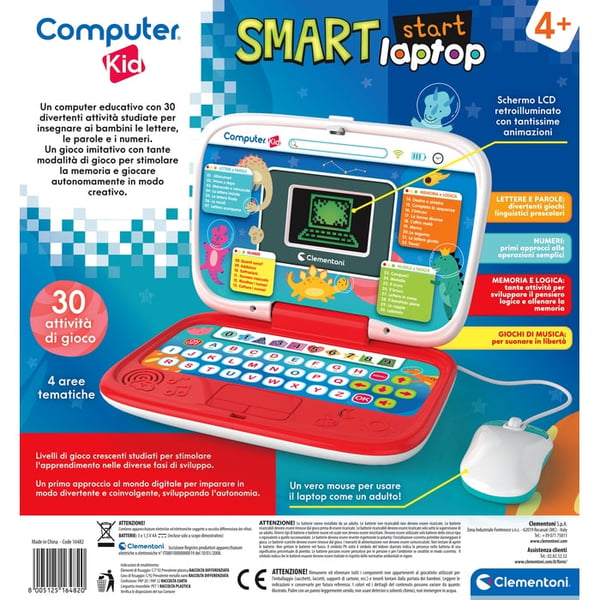 Clementoni Smart Start Laptop Bärbar dator för barn
