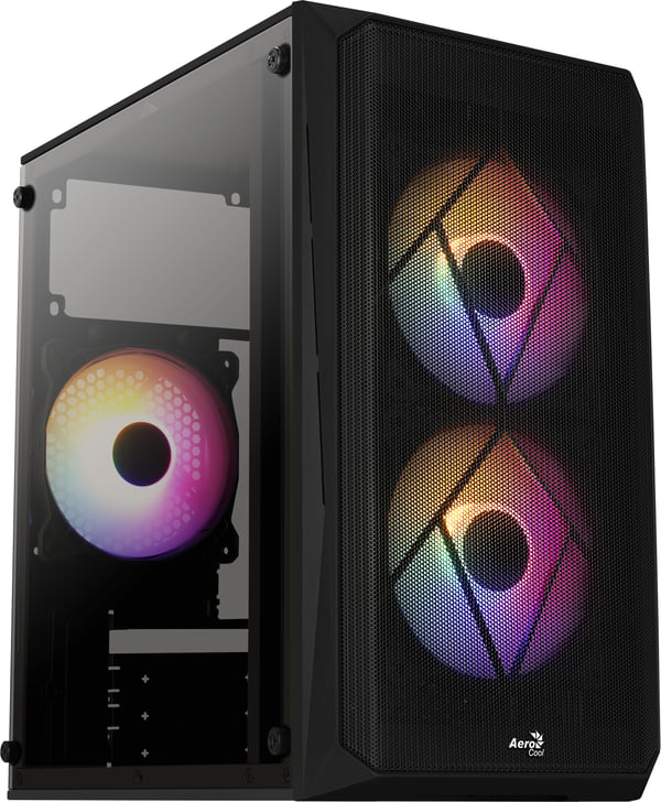 Aerocool CS107V2 tietokonekotelo Mini Tower Musta