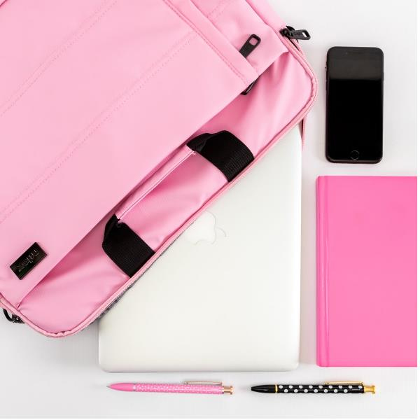 Nilox NXB023 taske og etui til laptop 39,6 cm (15.6") Mappe Lyserød
