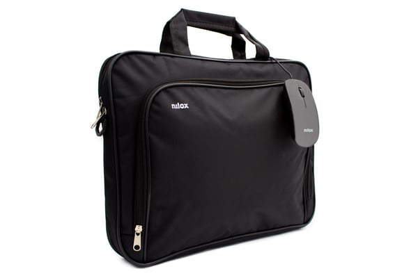 Nilox NXMOS4156BK taske og etui til laptop 39,6 cm (15.6") Mappe Sort
