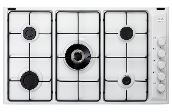 De’Longhi FLB 59 DD spishällar Vit Inbyggd 86 cm Gas 5 zone(s)