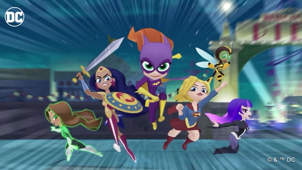 Nintendo DC Super Hero Girls: Teen Power Standard Tyska, Engelska Nintendo Switch